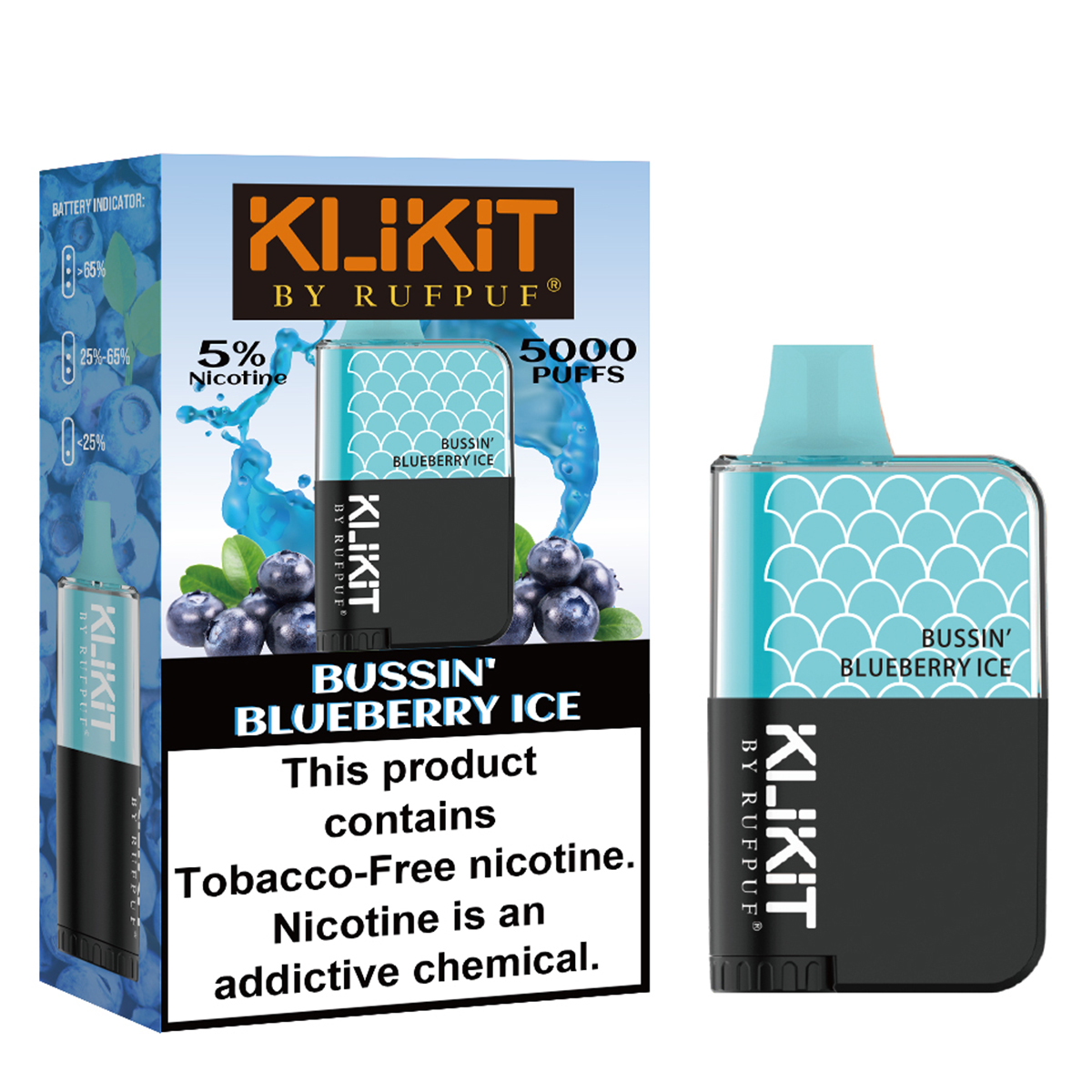 Bussin'-Blueberry-Ice 5000 (Full Kit)