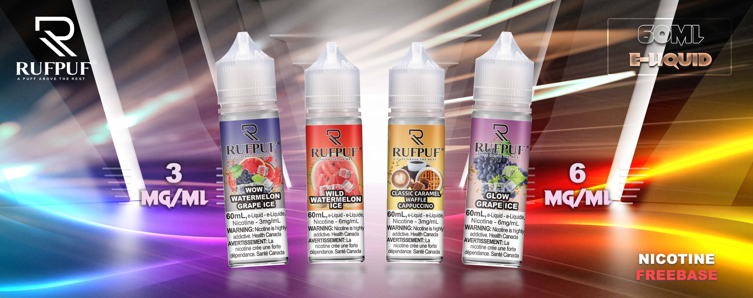 Rufpuf E-Liquids 60ml (Freebase)