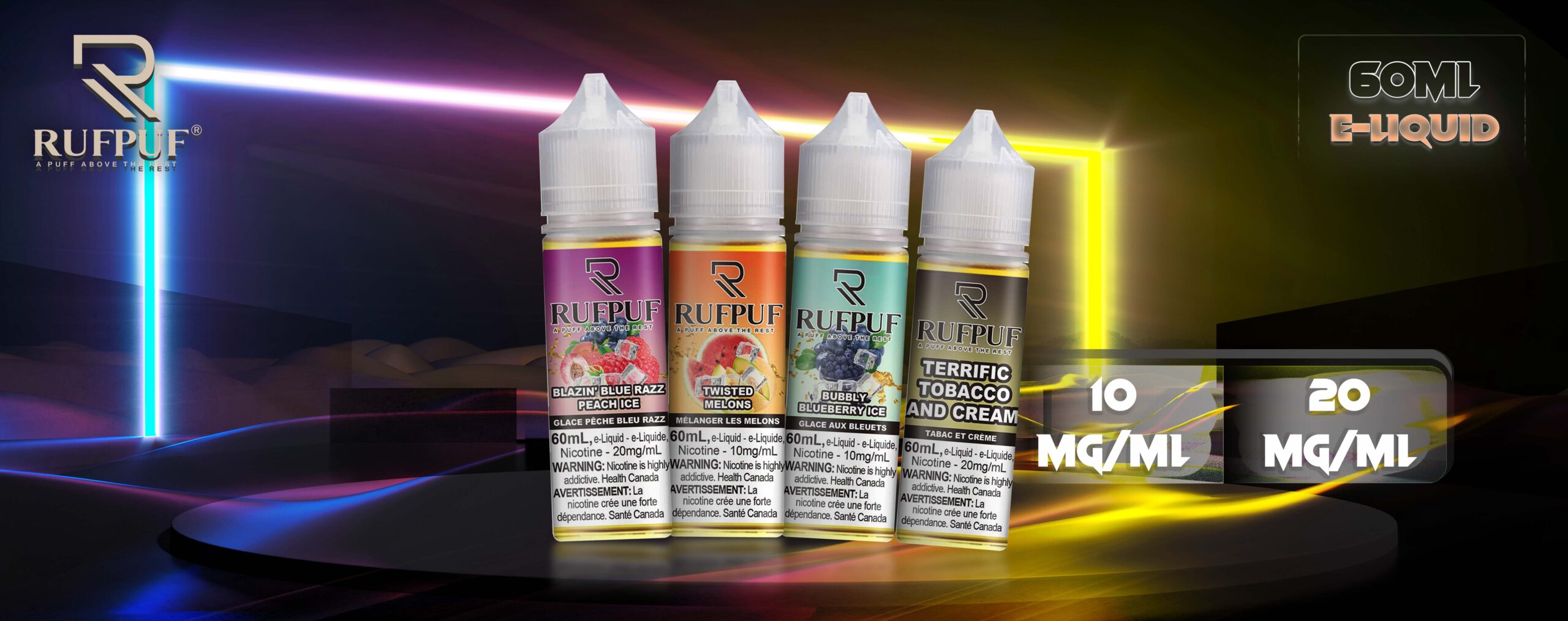 Rufpuf E-Liquids 60ml (Nicotine Salt)